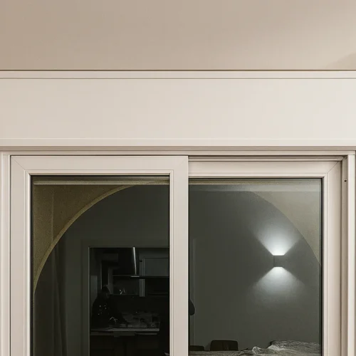 cassonetto per avvolgibili bianco